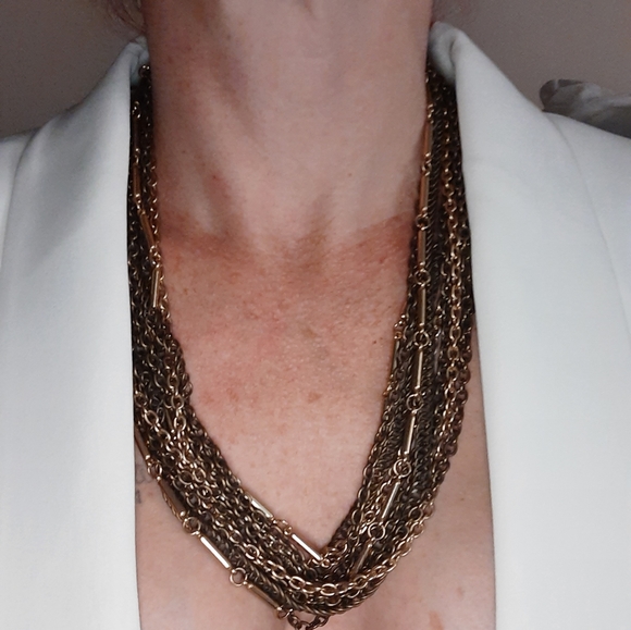 Multi Chain Necklace - Picture 2 of 9